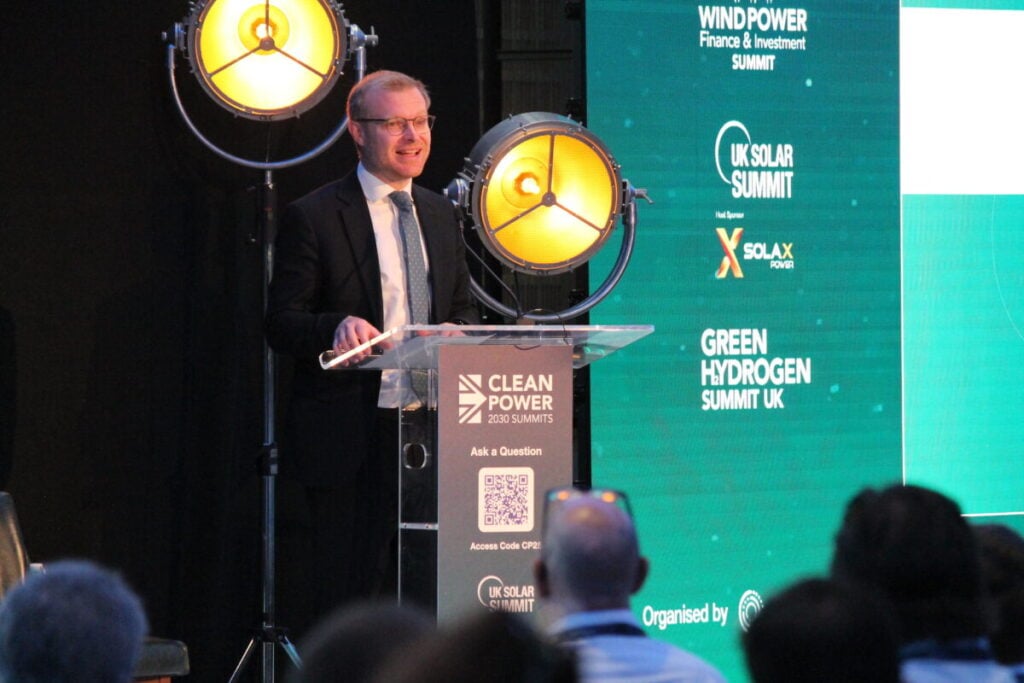 Michael Shanks MP speaks at the Clean Power 2030 Summits.