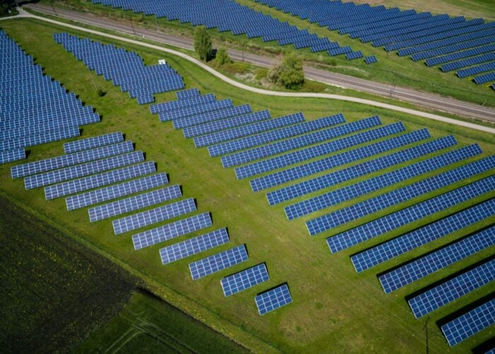 A solar project in Germany.