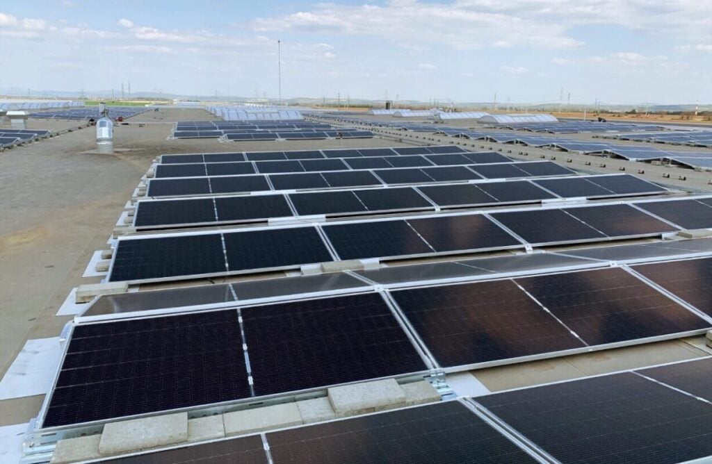 A rooftop solar project in Slovakia.