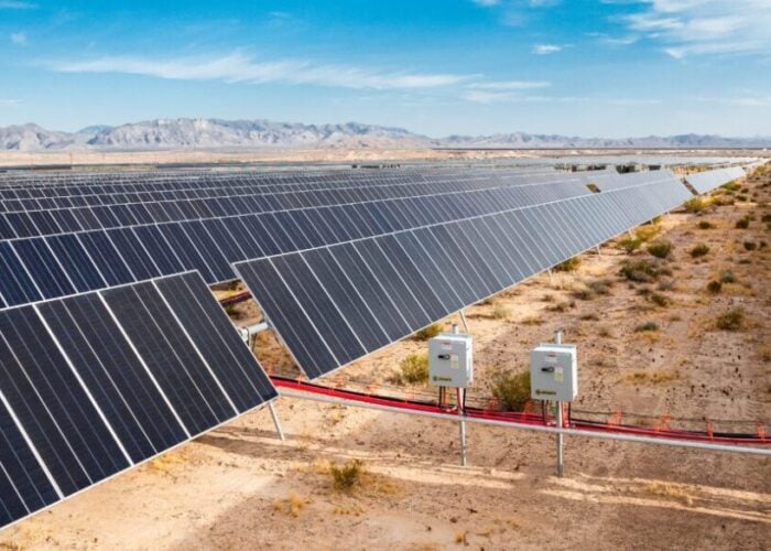 Inverters at a solar project.