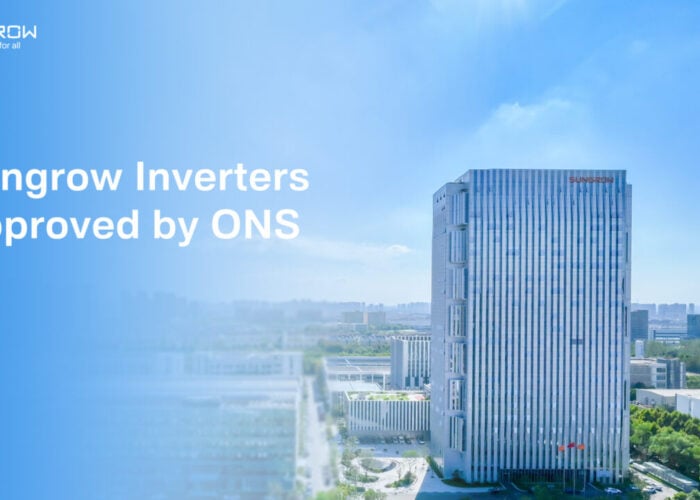 Sungrow inverters approved by ONS
